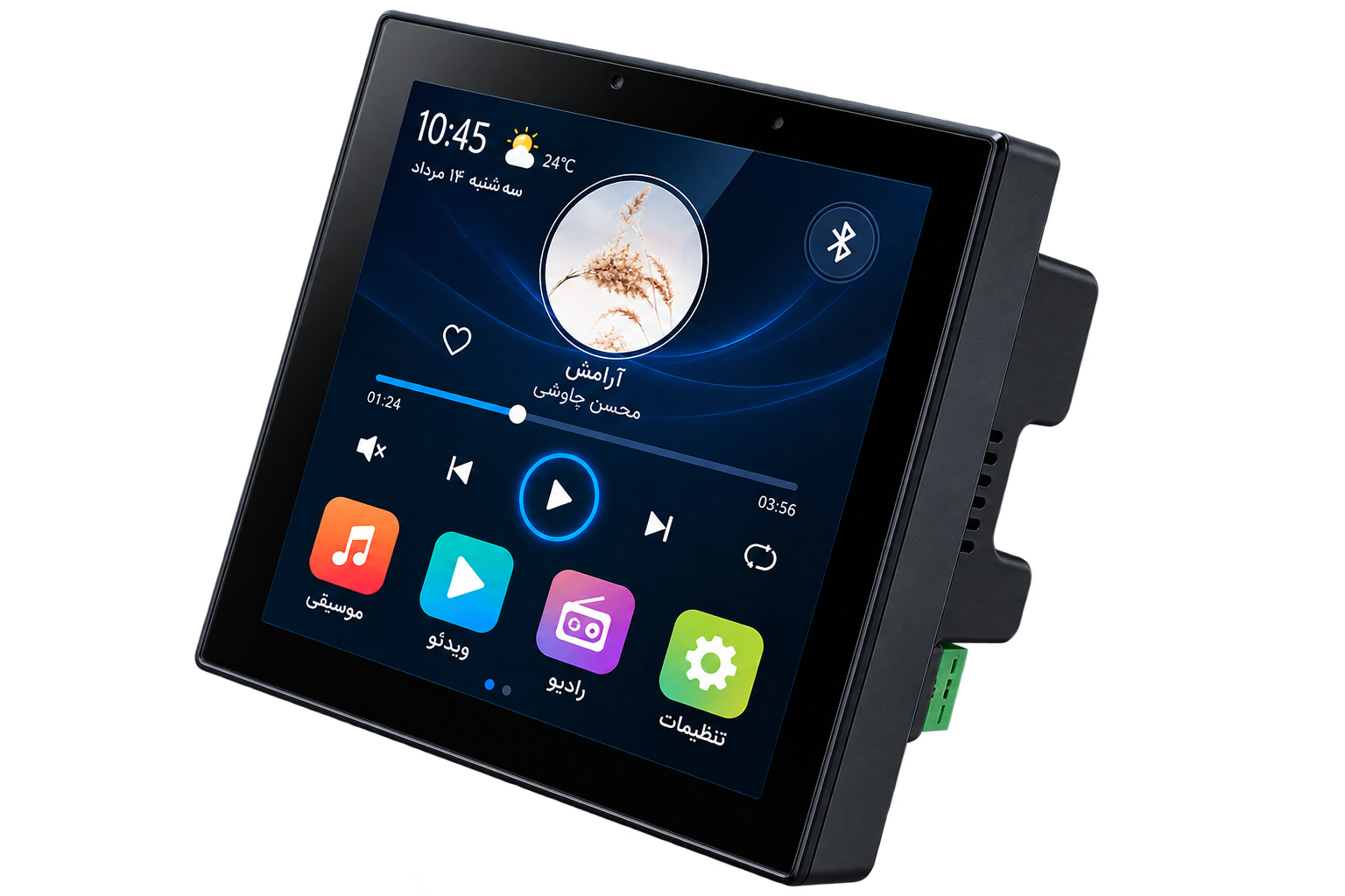تاچ پنل دیواری اندرویدی مدل S.O.S-JX805(4inch)Tuya