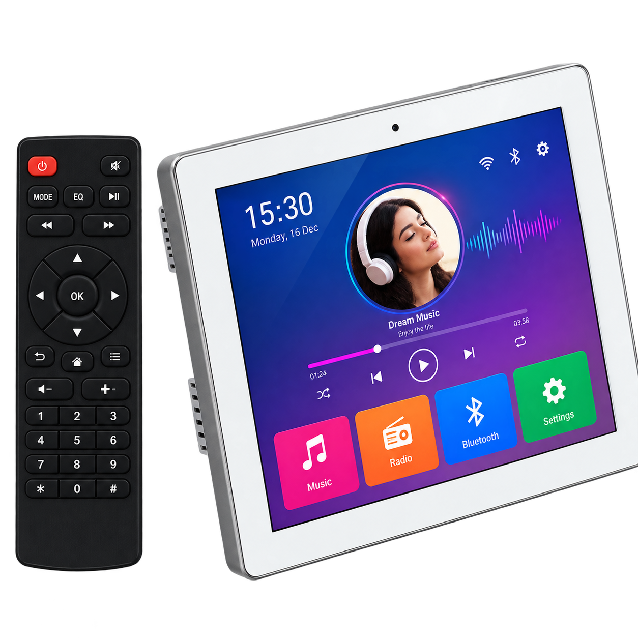 تاچ پنل دیواری غیر اندرویدی مدل S.O.S-JX86E